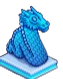 BlaueNFT Drachenlampe